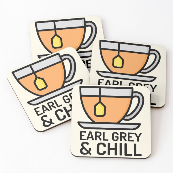 Item preview, Earl Grey And Chill! Cute Tea Cup Cartoon designed and sold by PMCreative.