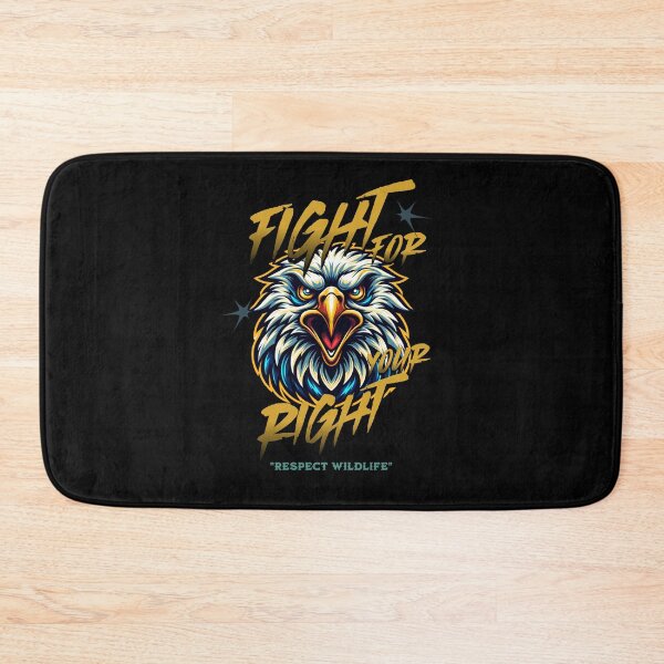 Item preview, Copy of Fight for your right respect wildlife Eagle. designed and sold by INKNIK.