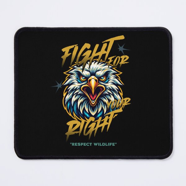 Item preview, Copy of Fight for your right respect wildlife Eagle. designed and sold by INKNIK.