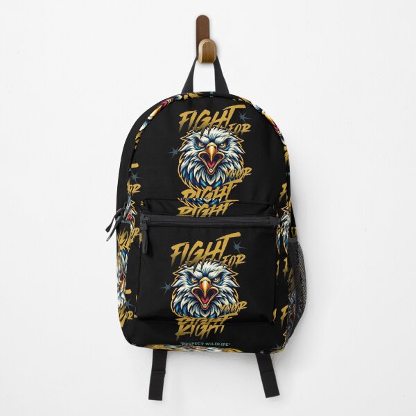 Item preview, Copy of Fight for your right respect wildlife Eagle. designed and sold by INKNIK.