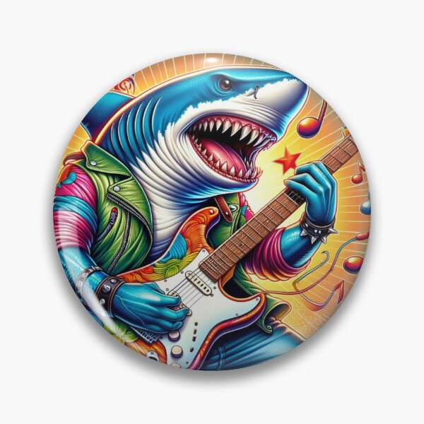 Item preview, Aqua Rock Legend: The Shark's Guitar Jam designed and sold by Prosser87.