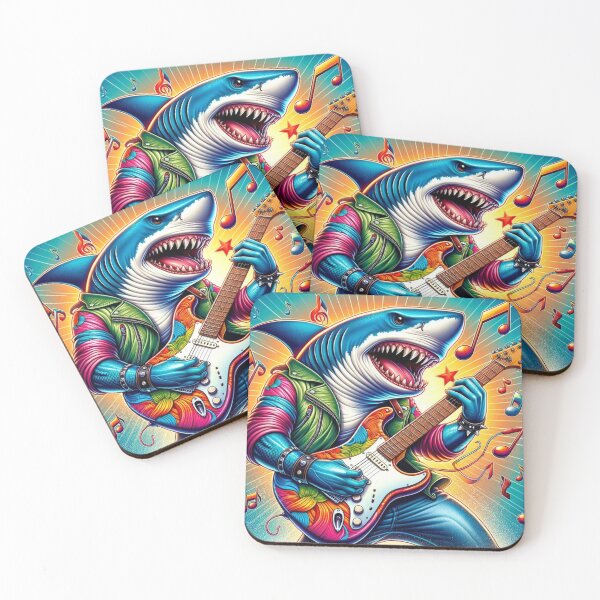 Item preview, Aqua Rock Legend: The Shark's Guitar Jam designed and sold by Prosser87.