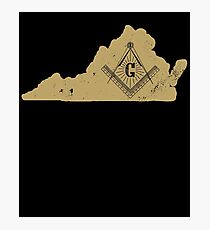 Virginia Masonic Secrets Masonic Ritual Shirt Masonic Gifts Photographic Print