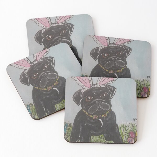 Item preview, Easter Pug designed and sold by Angela  Kann  Art.