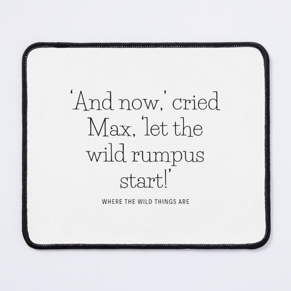Item preview, Let the Wild Rumpus Start - Where the wild things are designed and sold by DesignJiggy.