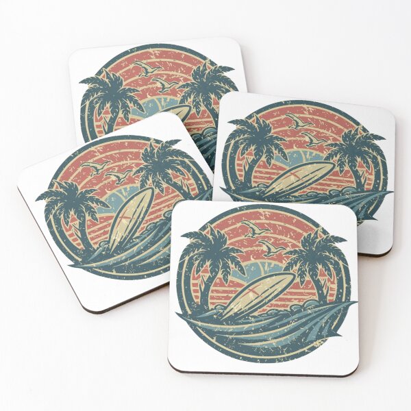 Aperçu de l'œuvre Ambiance de surf vintage créée et vendue par badjershop.