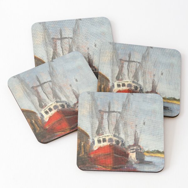 Item preview, Apalachicola Shrimper designed and sold by Susan Elizabeth Jones Art.