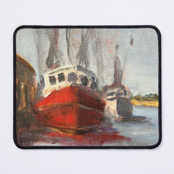 Item preview, Apalachicola Shrimper designed and sold by Susan Elizabeth Jones Art.