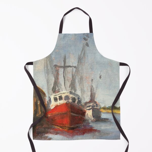 Item preview, Apalachicola Shrimper designed and sold by Susan Elizabeth Jones Art.