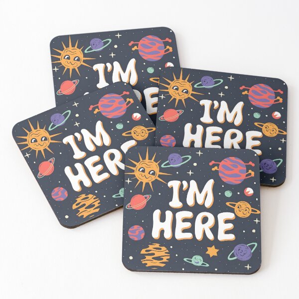Item preview, I'm here (in space) designed and sold by QuantumAbstract.
