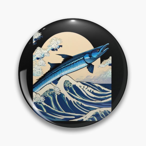 Item preview, barracuda fish designed and sold by EuropeanPrints.