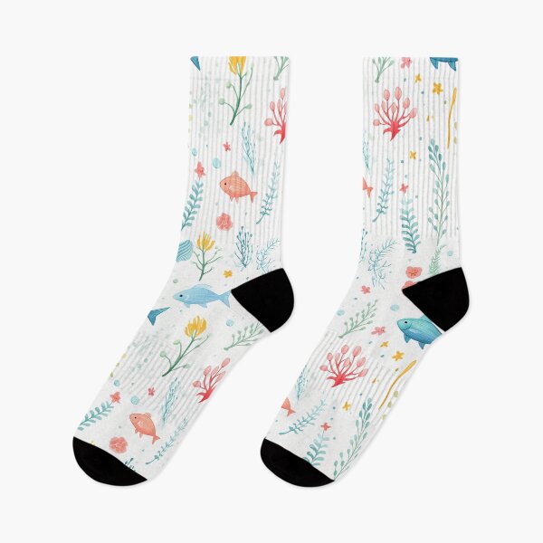 Item preview, Seamless pattern with underwater ocean animals designed and sold by TrPatternLab.