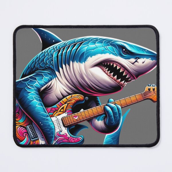 Item preview, Shark Strummer: Oceanic Rockstar Vibes designed and sold by Prosser87.