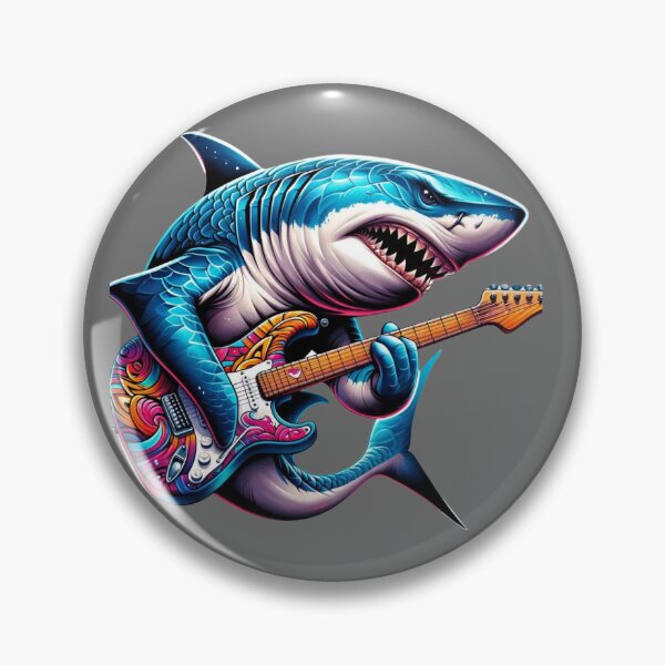 Item preview, Shark Strummer: Oceanic Rockstar Vibes designed and sold by Prosser87.