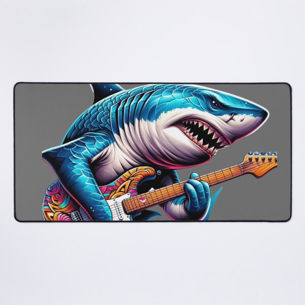 Item preview, Shark Strummer: Oceanic Rockstar Vibes designed and sold by Prosser87.