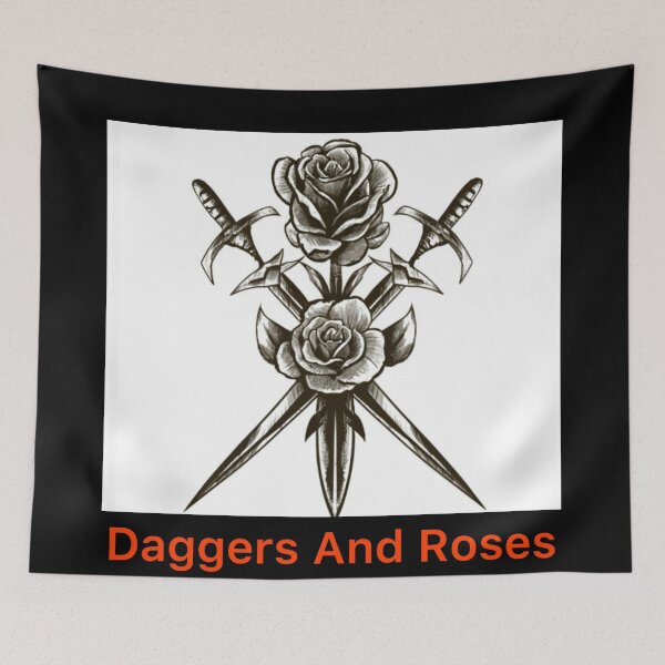 Item preview, Dagas y rosas designed and sold by Lar888.