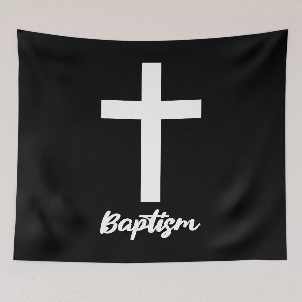 Item preview, Baptism. White And Black Cross designed and sold by PMCreative.