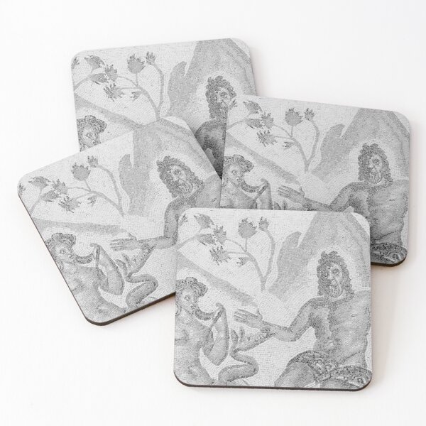 Item preview, Roman Mosaic Cordoba Black and White designed and sold by eddiebarronshop.