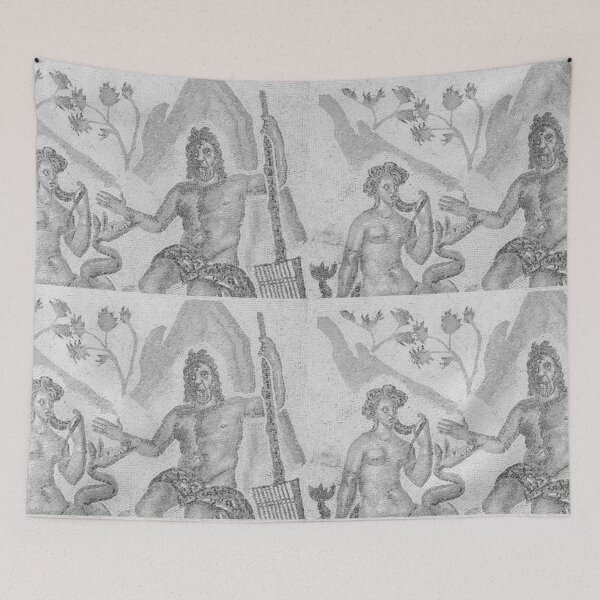Item preview, Roman Mosaic Cordoba Black and White designed and sold by eddiebarronshop.