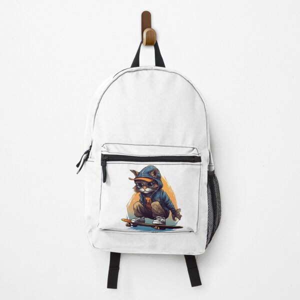Item preview, cat playing skateboard designed and sold by Thong-D.