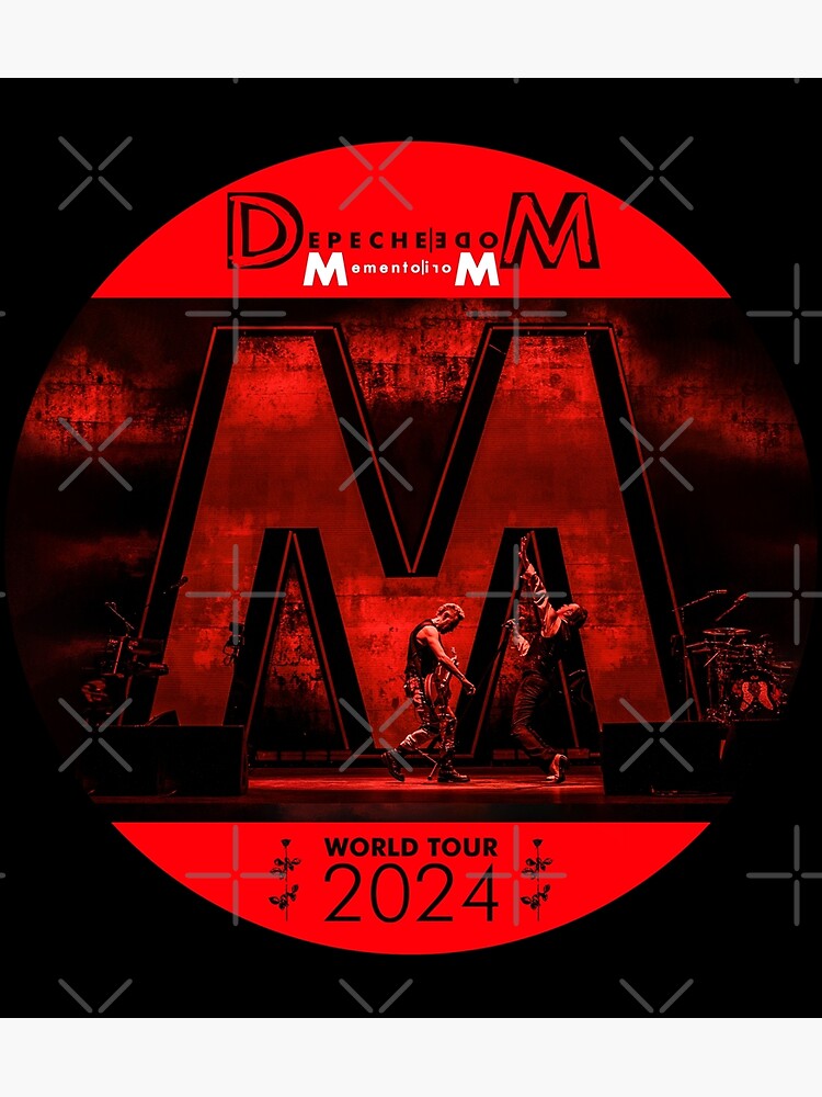 Tournée Mondiale Memento Mori Depeche Mode 2024 Affiche vendu par Surrogate Taped SKU 4370158