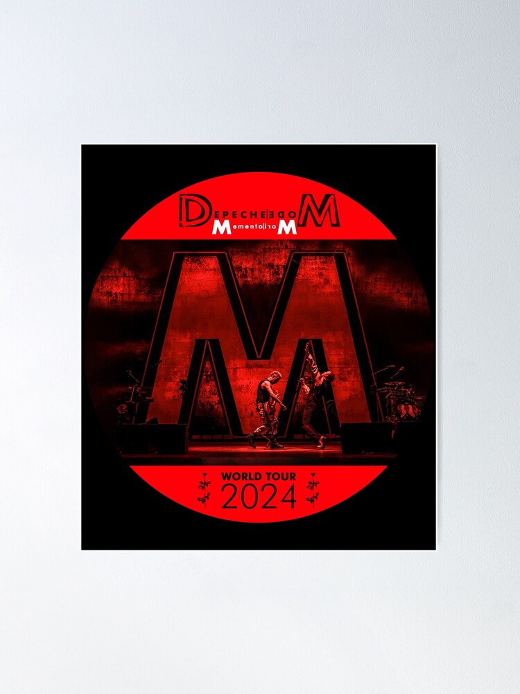 Tournée Mondiale Memento Mori Depeche Mode 2024 Affiche vendu par Surrogate Taped SKU 4370158
