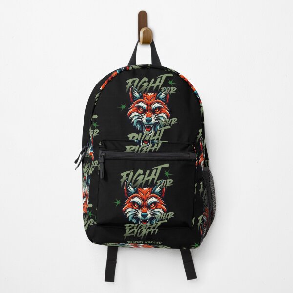 Item preview, Fight for your right respect wildlife Fox. designed and sold by INKNIK.