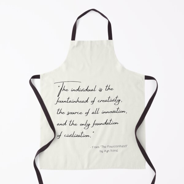 Item preview, A Quote about Individuality from "The Fountainhead" by Ayn Rand designed and sold by Poemit.