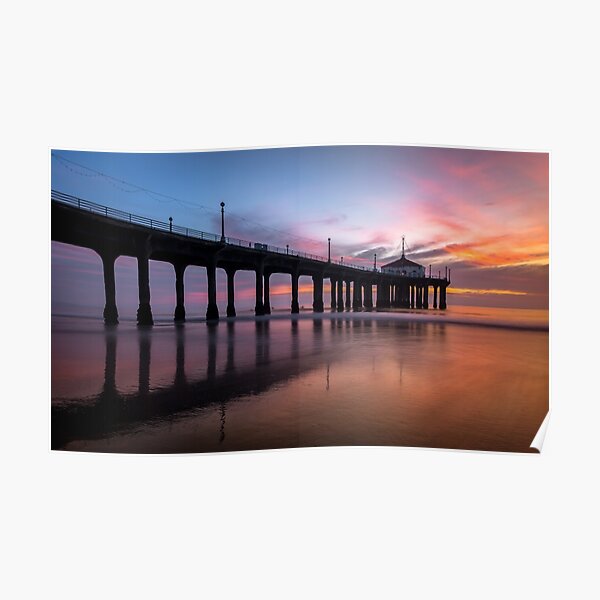 Manhattan Beach Sunset #3 Poster