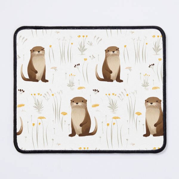 Item preview, Cute otters pattern designed and sold by TrPatternLab.