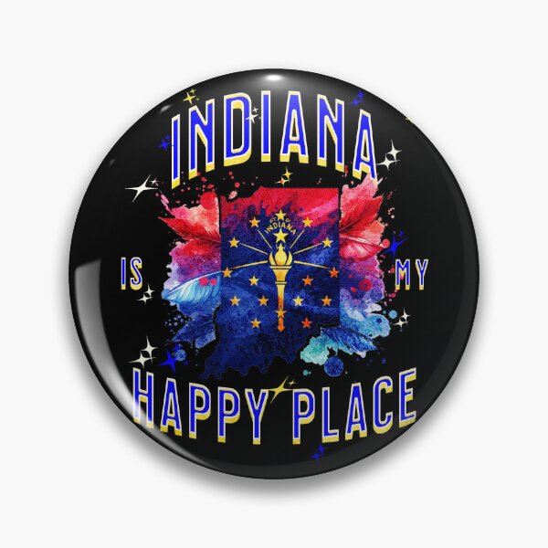Item preview, Indiana is my Happy Place designed and sold by Vindbult.