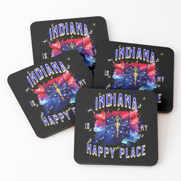 Item preview, Indiana is my Happy Place designed and sold by Vindbult.