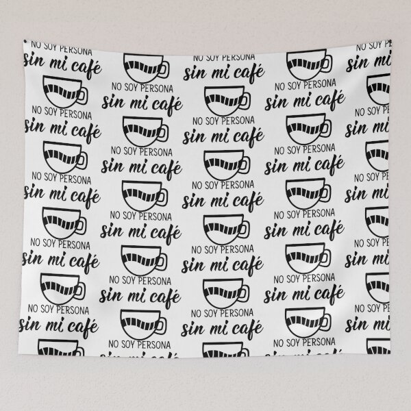 Item preview, No soy persona sin mi café. I am not a person without coffee - in Spanish.  designed and sold by pidzam4e.