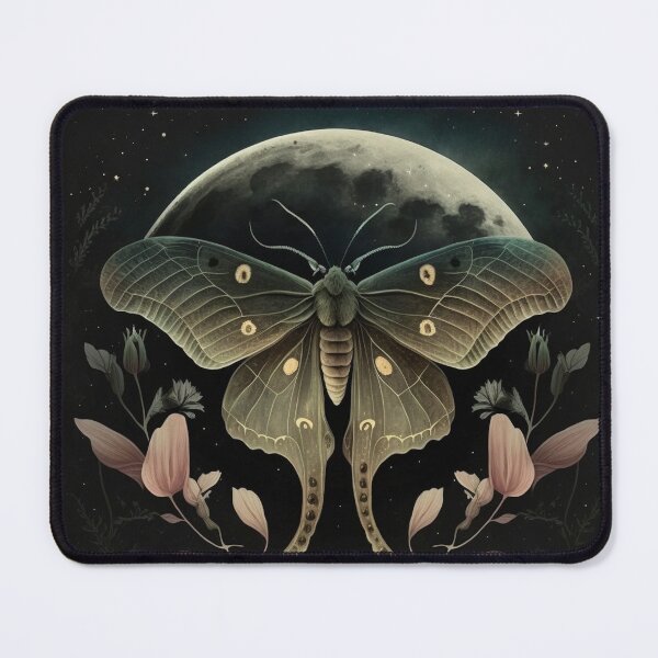 Item preview, Lunar Luminance: Moths in Moonlight designed and sold by Celestial Charm Co.