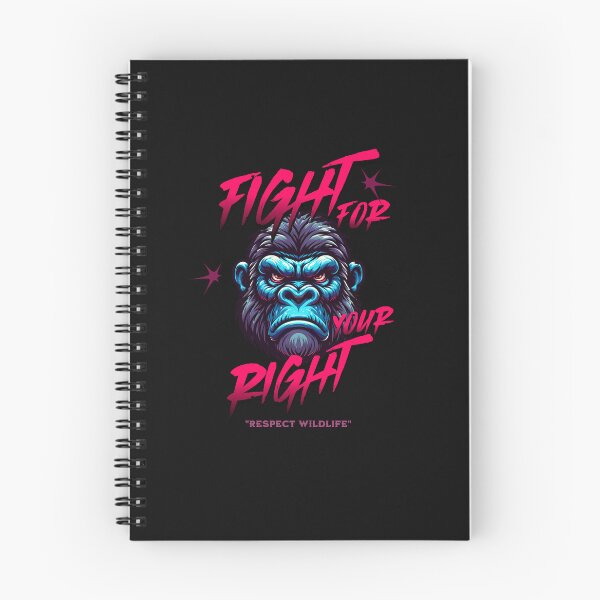 Item preview, Fight for your right respect wildlife Gorilla. designed and sold by INKNIK.