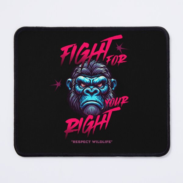 Item preview, Fight for your right respect wildlife Gorilla. designed and sold by INKNIK.