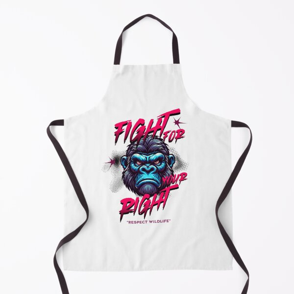 Item preview, Fight for your right respect wildlife Gorilla. designed and sold by INKNIK.