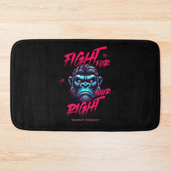 Item preview, Fight for your right respect wildlife Gorilla. designed and sold by INKNIK.