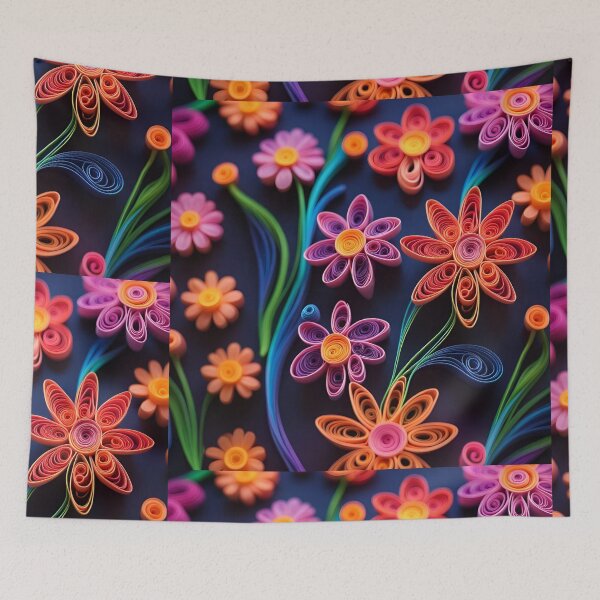 Item preview, Papercut wildflowers  designed and sold by Coolparrotgirl.