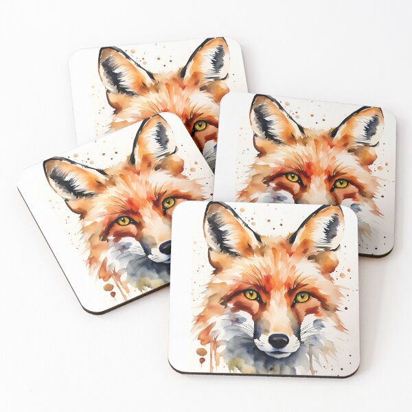 Item preview, Watercolor fox designed and sold by A-Wood-.