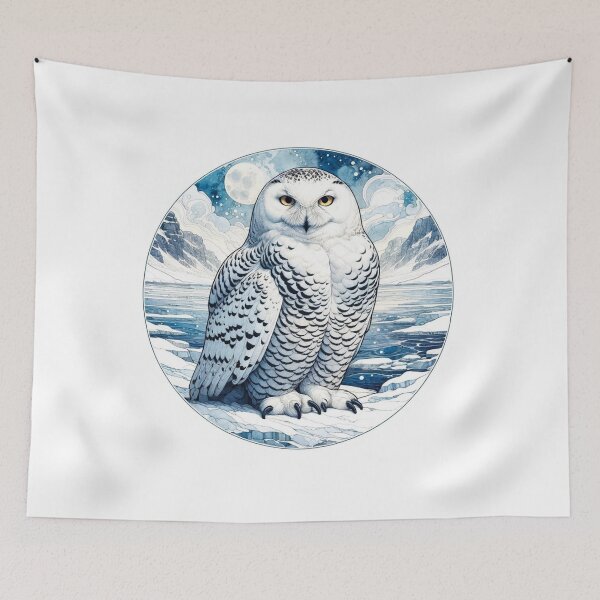 Item preview, The Arctic Snowy Owl  designed and sold by swishdesignsxx.