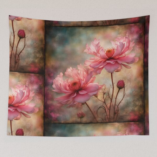 Item preview, Pink wildflowers  designed and sold by Coolparrotgirl.
