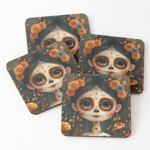 Item preview, Vintage Vibrant Sugar Skull designed and sold by Retro Type.