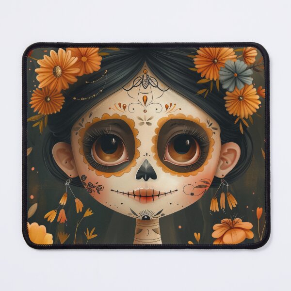 Item preview, Vintage Vibrant Sugar Skull designed and sold by Retro Type.