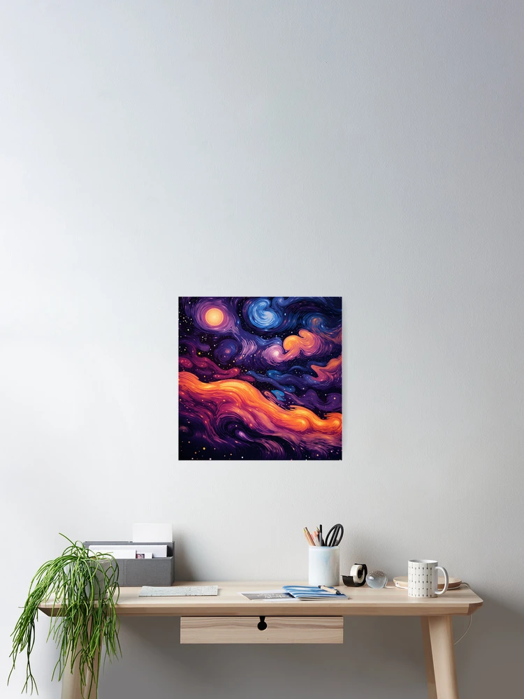 Thumbnail 2 of 3, Poster, impressive galactic pattern designed and sold by SmileshareShop.