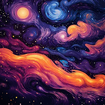 Artwork thumbnail, impressive galactic pattern by SmileshareShop
