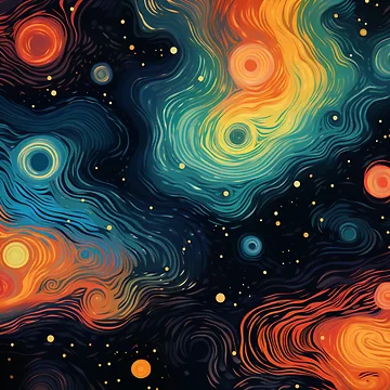 Artwork thumbnail, Magic galactic pattern by SmileshareShop