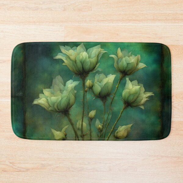 Item preview, 5 green wildflowers  designed and sold by Coolparrotgirl.