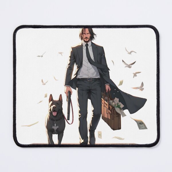 Item preview, John Wick anime designed and sold by PecDesign.