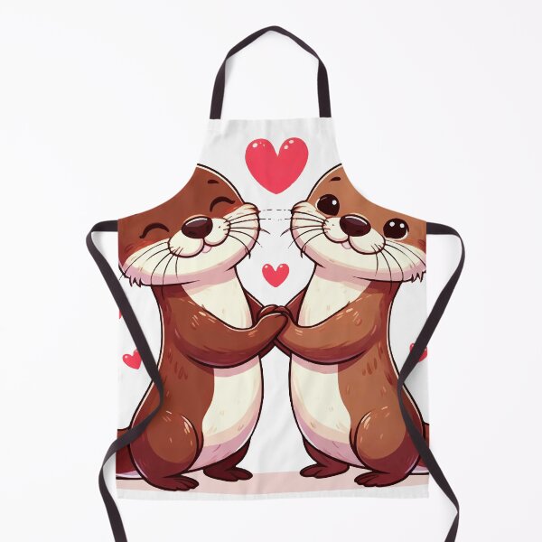 Item preview, Otters in love designed and sold by manbaito.